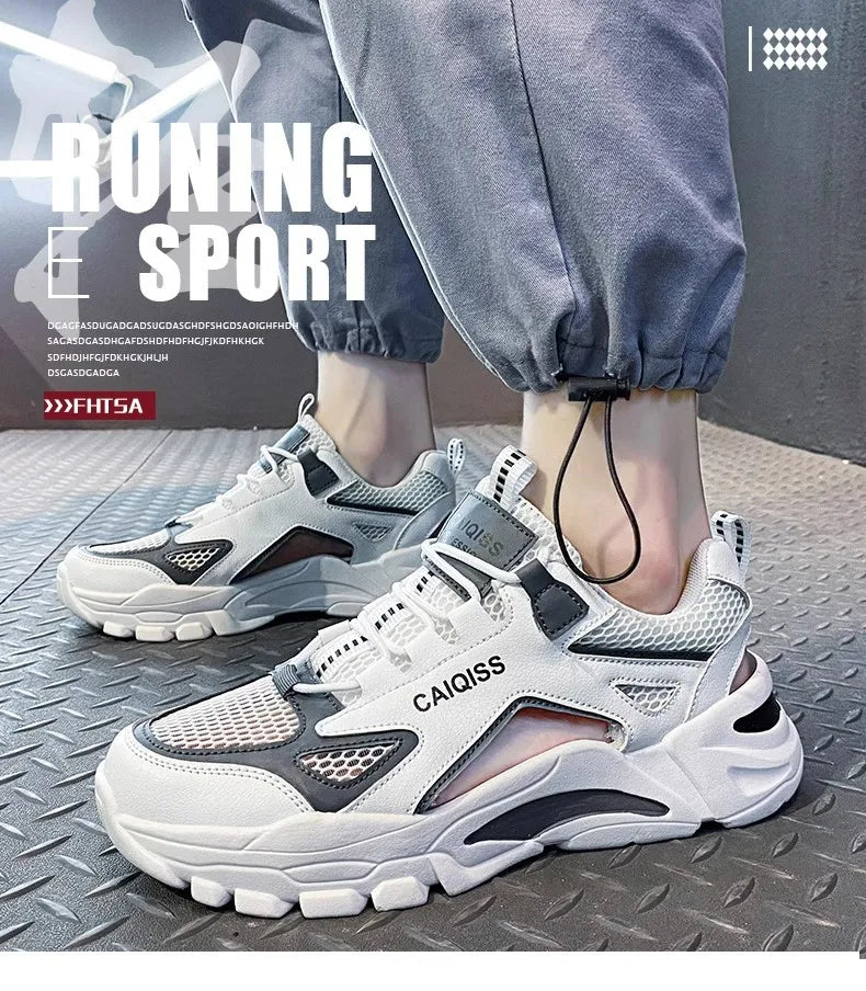 Mens Summer Sandals Breathable Sports Beach Shoes Outdoor Casual Slides for Teenagers TrendyLightweight Footwear New Design