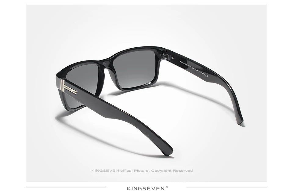KINGSEVEN Polarized Men's Sunglasses Sports Goggle Mirror UV400 Lens Male Sun Glasses Women Eyewear Protection TR90 Full Farme
