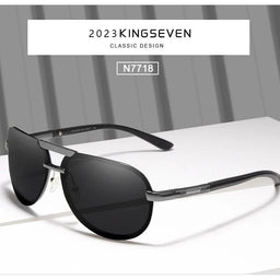 KINGSEVEN Original High Quality Polarized Sunglasses Men Women Pilot Driving Aluminum+TR90 Sun Glasses Goggle UV400