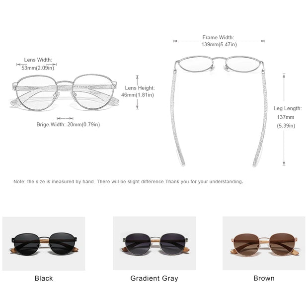 KINGSEVEN Sunglasses For Men UV400 Polarized Women’s  Eyeglass Frame Natural Wood Fashion Sun Glasses  Protection Eyewear