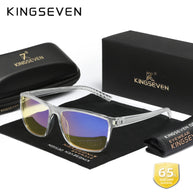 KINGSEVEN New 99% Anti-Blue Ray Glasses Transparent Lens Eyeglasses Men Women Computer Blue Light Blocking Decorative Eyewear