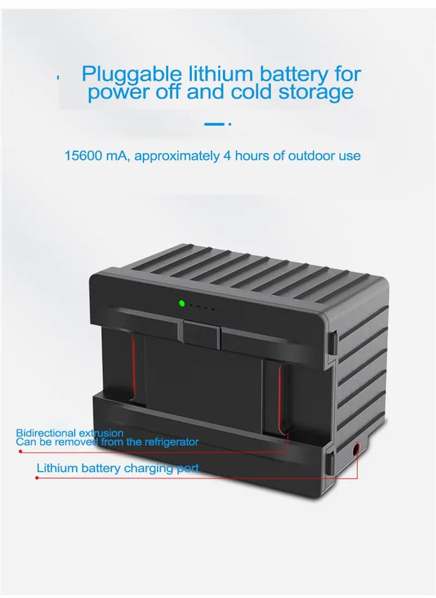 Mini Car Refrigerator 12V/24V Portable Refrigerator 110V/220V Freezer Cooler Camping Fridge For Car Home Vehicle Truck 8L