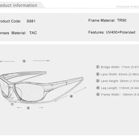 Genuine KINGSEVEN New 2024 Design Men's Sports Polarized Sunglasses Women UV Lens Fashion Eyewear Oculos de sol