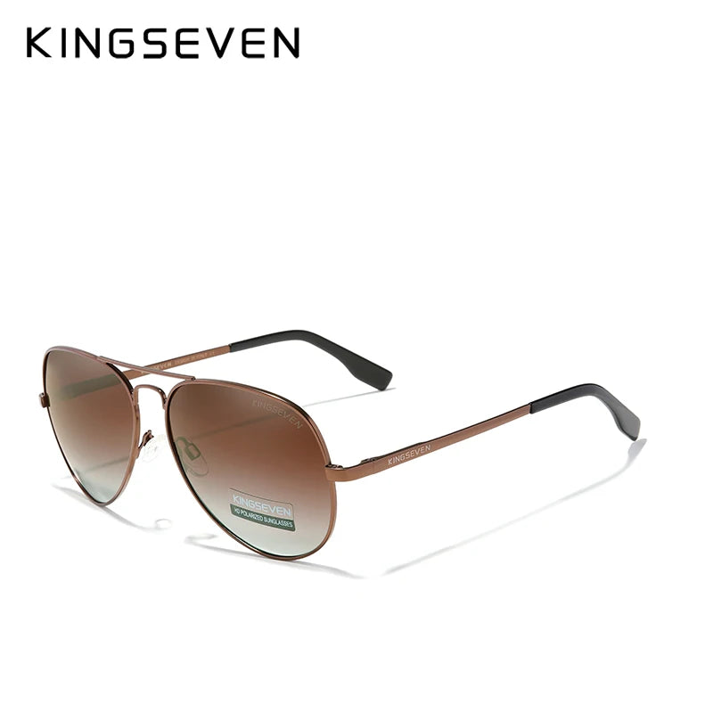 KINGSEVEN New Brand Men Aluminum Sunglasses Polarized UV400 Male Glasses Women Pilot Fashion Luxury Driving Summer Eyewear