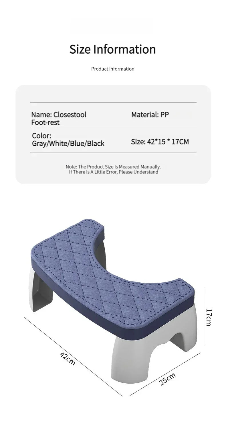 1 PCS Toilet Squat Stool Removable Non-slip Toilet Seat Stool Portable Squat Stool Home Multifunctional  Bathroom Accessories