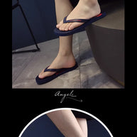 Flip-flops Men's Summer New Soft Sole Non-slip Flip-flops Youth Leisure Beach Sandals Sandalias De Fiesta Elegantes
