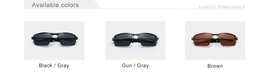 KINGSEVEN 2024 New Men's Polarized Sunglasses Aluminum Frame UV400 Sun Glasses Male Eyewear Driving Glasses