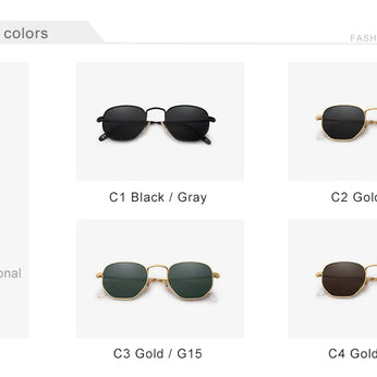KINGSEVEN New Fashion Polygon Sunglasses Men Women‘s Polarized UV400 Eye Protect Lens Glasses Round Frame Outdoor Causal Eyewear