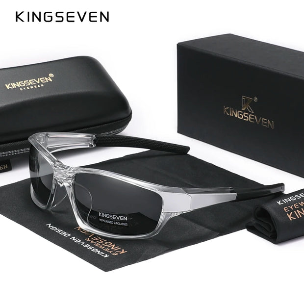 Genuine KINGSEVEN New 2024 Design Men's Sports Polarized Sunglasses Women UV Lens Fashion Eyewear Oculos de sol