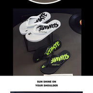 Flip-flops Men's Summer New Soft Sole Non-slip Flip-flops Youth Leisure Beach Sandals Sandalias De Fiesta Elegantes