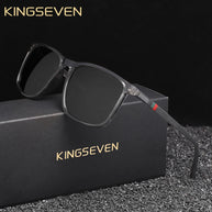 KINGSEVEN Large Frame Sunglasses Men/Women Polarized UV400 Lens Causal Glasses Vintage Rectangle Fishing Driving Outdoor Eyewear