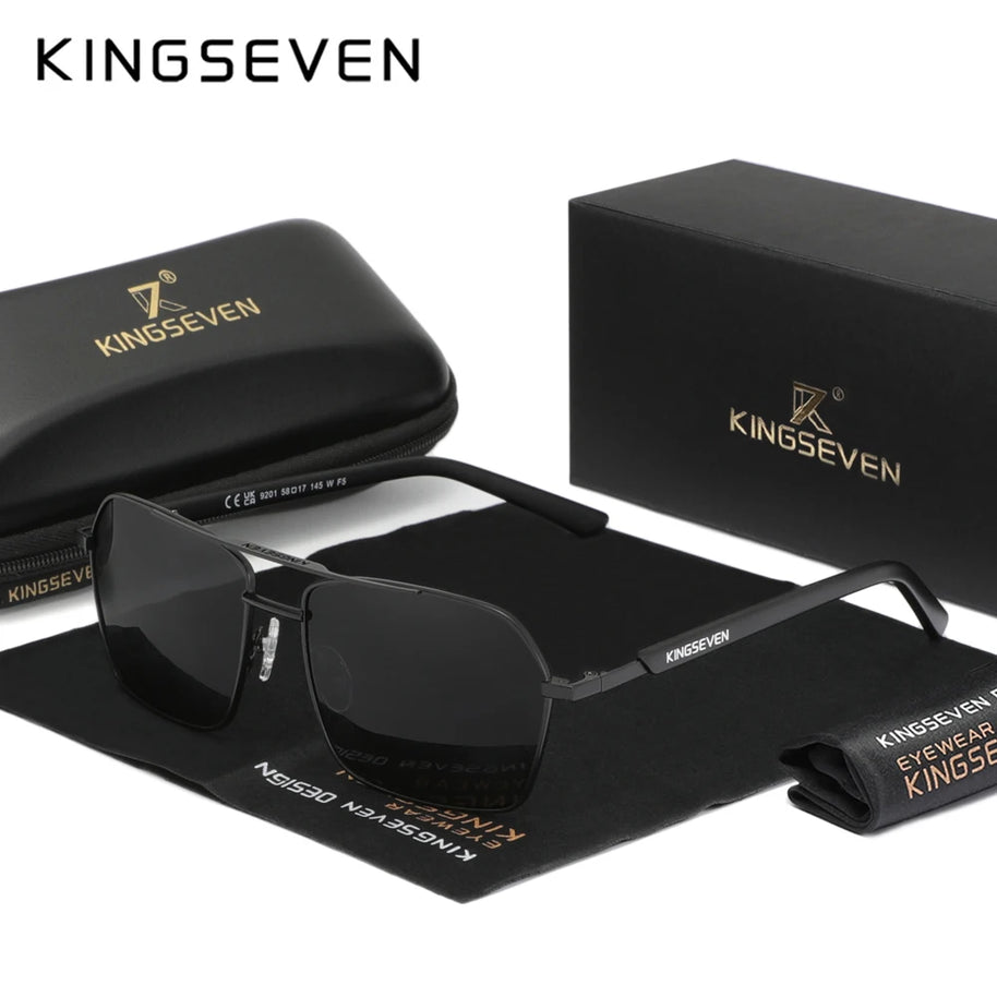 KINGSEVEN Polarized Sunglassesfor Men Sunscreen Glasses High Quality Outdoor Driving Eyewear Anti-Glare Mirror Lens