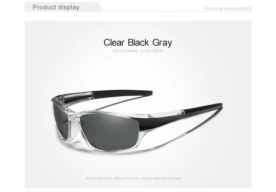 Genuine KINGSEVEN New 2024 Design Men's Sports Polarized Sunglasses Women UV Lens Fashion Eyewear Oculos de sol
