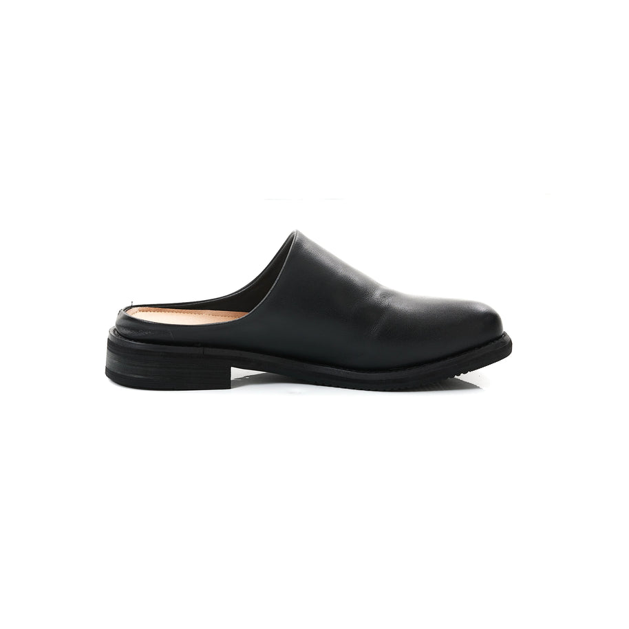 Leather slippers for men slip in style casual Dress shoes Lazy high-end Cleanfit Mules summer breathable outdoor commuting