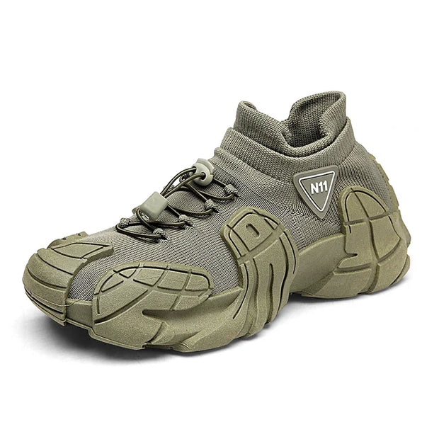 Fashion Men Designer Black Sneakers High Quality Running Socks Shoes Men Casual Trainers Breathable Male Walking Jogging Shoes