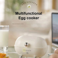 Egg Cooker Portable Low Power Student Dormitory Mini Breakfast Machine Automatic Power Off Electric Steamer Kitchen Tool 120W