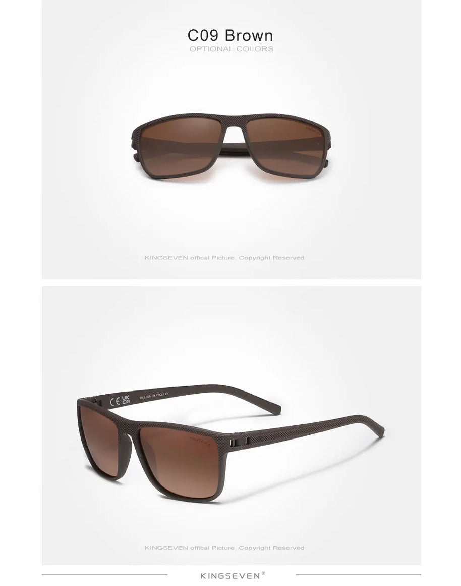 KINGSEVEN Polarized Sunglasses Women Driving Square Frame Sun Glasses sunglasses for Men NEW LC755 Outdoor Travel