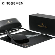 KINGSEVEN Aluminum Sunglasses For Men Driving Mirror Lens UV400 Polarized Glasses Cycling Sports Use High Quality Eyewear