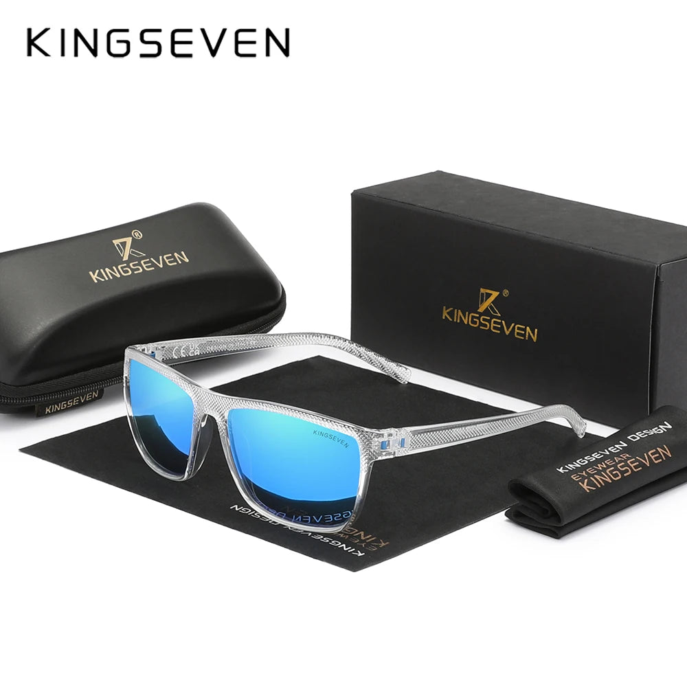 KINGSEVEN Polarized Sunglasses Women Driving Square Frame Sun Glasses sunglasses for Men NEW LC755 Outdoor Travel
