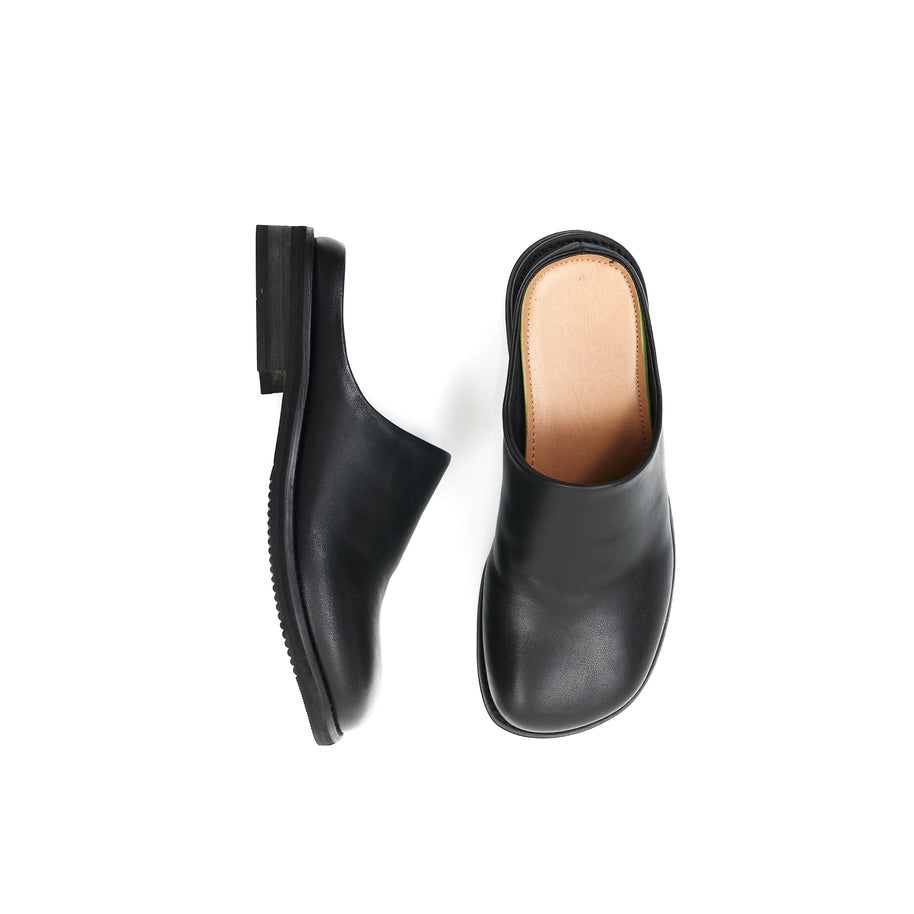Leather slippers for men slip in style casual Dress shoes Lazy high-end Cleanfit Mules summer breathable outdoor commuting