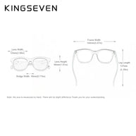 KINGSEVEN Trendy Casual Sunglasses Men Women Full Frame Driving Glasses Polarized UV400 Fashion Vintage Classic Eyewear
