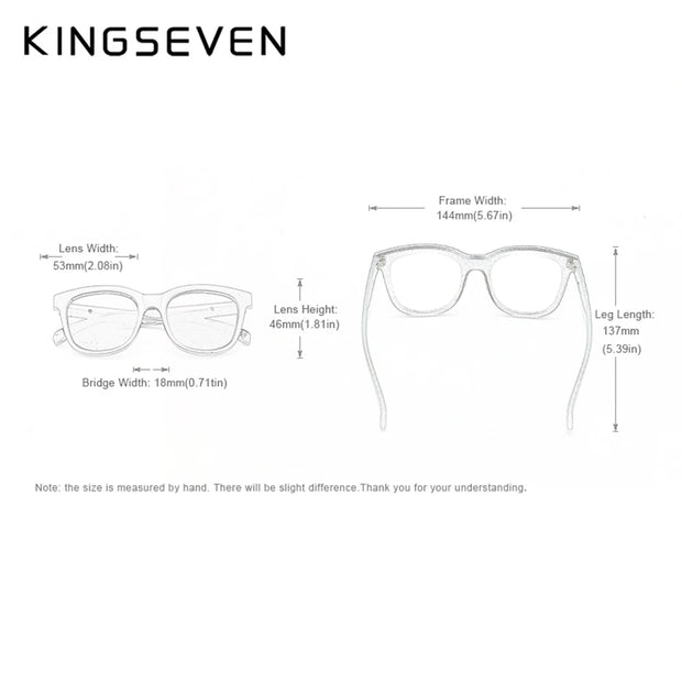 KINGSEVEN Trendy Casual Sunglasses Men Women Full Frame Driving Glasses Polarized UV400 Fashion Vintage Classic Eyewear