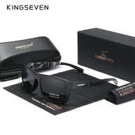 KINGSEVEN 2024 Brand Design Men's Glasses Square Retro TR90 Polarized Sunglasses Women UV Lens Fashion Outdoor Sports Eyewear