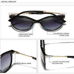 KINGSEVEN 2024 Polarized Women's Sunglasses Gradient Lens Luxury Sun glasses Brand Lentes de sol Mujer