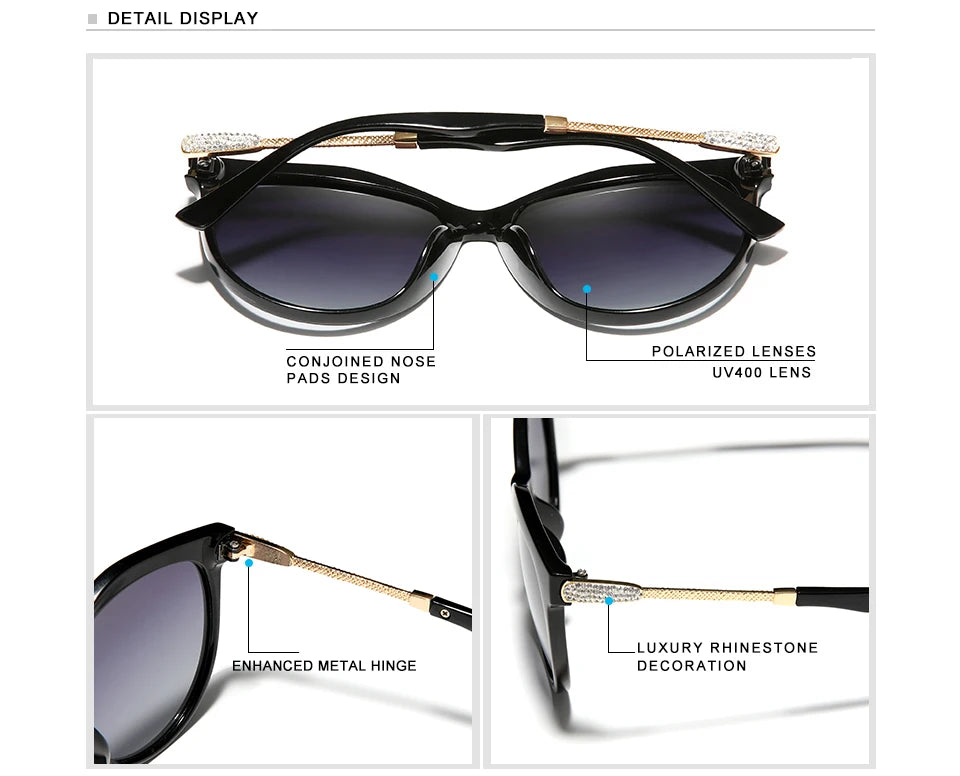 KINGSEVEN 2024 Polarized Women's Sunglasses Gradient Lens Luxury Sun glasses Brand Lentes de sol Mujer