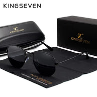 KINGSEVEN Fashion Classical Women Sunglasses Men Polarized UV400 Ladies Round Thin Frame Glassses Luxury Causal Driving Eyewear