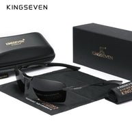 KINGSEVEN 2024 New Men's Polarized Sunglasses Aluminum Frame UV400 Sun Glasses Male Eyewear Driving Glasses