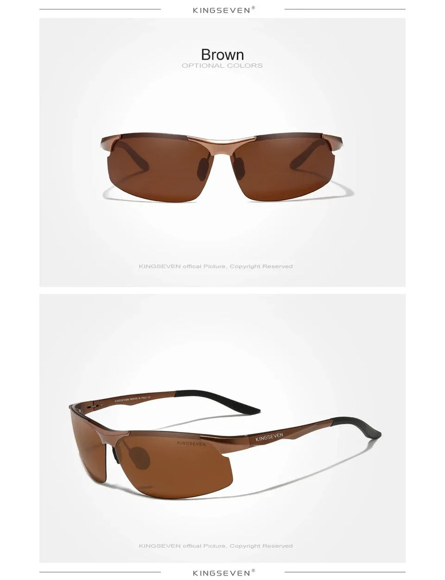 KINGSEVEN Sports Cycling Sunglasses Men Polarized UV400 Driving Glasses Photochromic Anti-Glare Outdoor Riding Vacation Eyewear