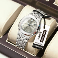 POEDAGAR Top Original Watch For Woman Luminous Date Week Square Ladies Watch Stainless Steel Quartz Women's Watches Female Reloj