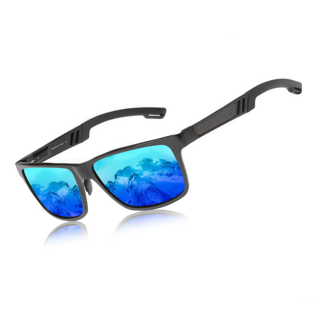 KINGSEVEN Brand Polarized Sunglasses For Men Rectangle Aluminum Driving Glasses Eyewear Shades For Men High Quality