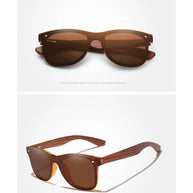 KINGSEVEN Natural Wooden Sunglasses Men Vintage Classic Polarized Fashion Women Elegant Handmade Wood SunGlasses Driving for Men