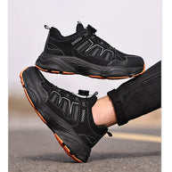 Men Safety Shoes Rotating button Work Sneakers Industrial Puncture-Proof Anti-smash Steel Toe Work Shoes Protective Safety Boots