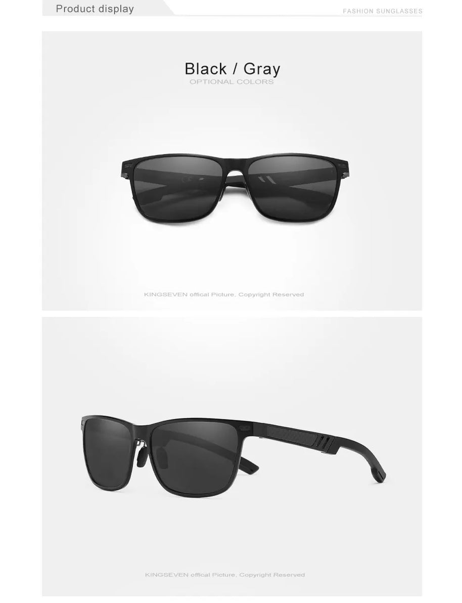 KINGSEVEN 2024 New Sunglasses For Men Driving Polarized Eye Protect UV400 Sports Glasses Special Design Goggle Women Eyewear