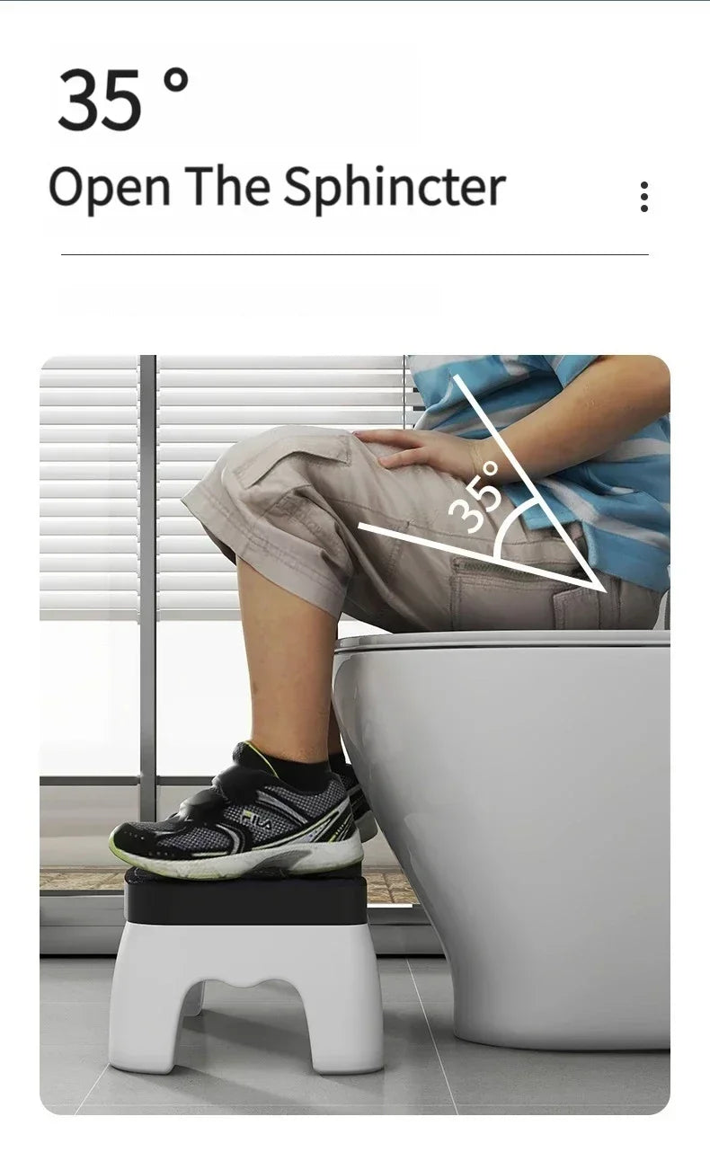 1 PCS Toilet Squat Stool Removable Non-slip Toilet Seat Stool Portable Squat Stool Home Multifunctional  Bathroom Accessories