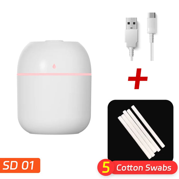 Mini Portable Water Drop Air Humidifier USB Desktop Indoor Household Mute Air Atomization Humidifier