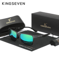 KINGSEVEN Luxury Aluminum Sunglassses For Men Retro Rectang Polarized UV400 Glasses Driving Sports Women New Fashion Accessory