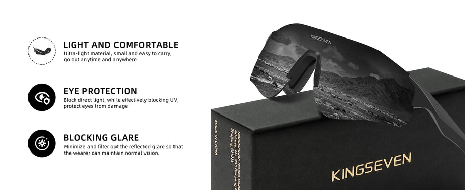 KINGSEVEN 2025 Cycling Sunglasses UV400 Polarized