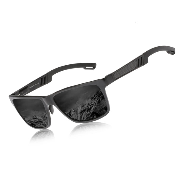 KINGSEVEN Brand Polarized Sunglasses For Men Rectangle Aluminum Driving Glasses Eyewear Shades For Men High Quality