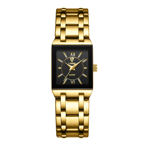 LIEBIG Luxury Quartz Wristwatches Fashion Automatic Women's Watches Elegant Stainless Steel Strap Time Mens Watch Reloj Mujer