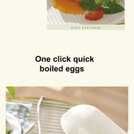 Egg Cooker Portable Low Power Student Dormitory Mini Breakfast Machine Automatic Power Off Electric Steamer Kitchen Tool 120W