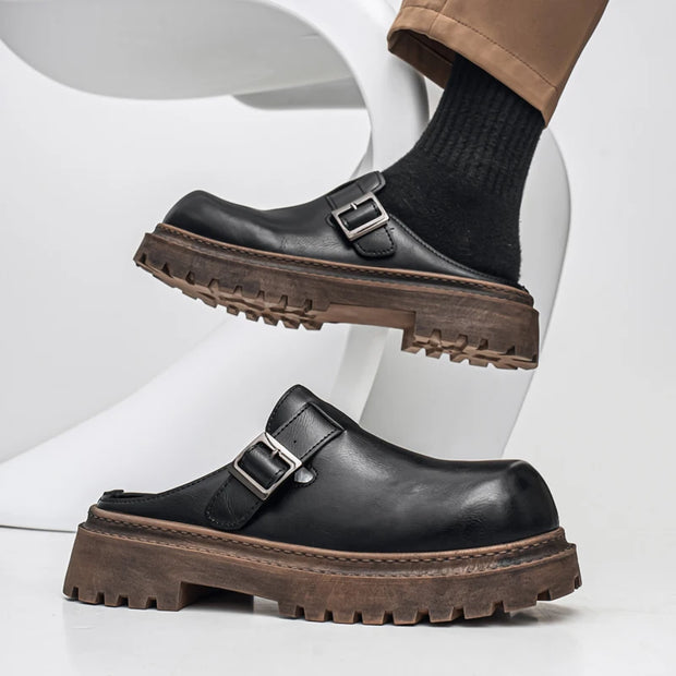 CYYTL Mens Slippers Summer Casual Shoes Leather Outdoor Beach Sandals Walking Slides Comfort Luxury Designer Lightweight Fashion