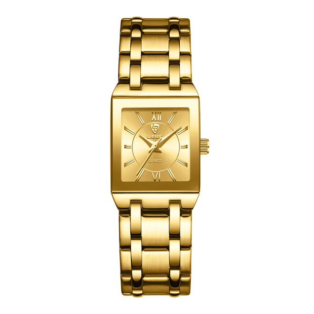LIEBIG Luxury Quartz Wristwatches Fashion Automatic Women's Watches Elegant Stainless Steel Strap Time Mens Watch Reloj Mujer