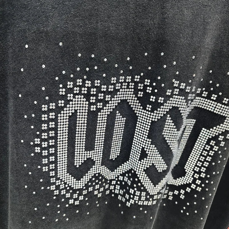 Lost Intricacy Oversized Streetwear T-Shirt Unique Print Lightweight Fashion Top