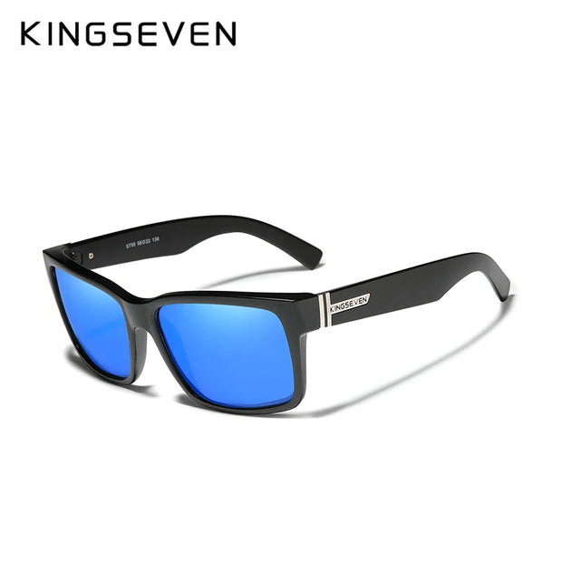 KINGSEVEN Polarized Men's Sunglasses Sports Goggle Mirror UV400 Lens Male Sun Glasses Women Eyewear Protection TR90 Full Farme