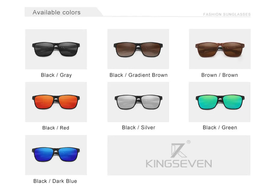 KINGSEVEN 2024 New Sunglasses For Men Driving Polarized Eye Protect UV400 Sports Glasses Special Design Goggle Women Eyewear