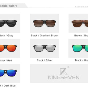 KINGSEVEN 2024 New Sunglasses For Men Driving Polarized Eye Protect UV400 Sports Glasses Special Design Goggle Women Eyewear